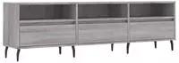 vidaXL TV-Schrank Grau Sonoma 150x30x44,5 cm Holzwerkstoff