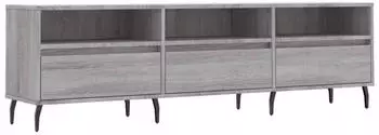 vidaXL TV-Schrank Sonoma-Grau Holzwerkstoff 150x30x44,5cm