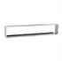 Xtradefactory Cube CD-Wandregal 80cm Metall lackiert, Silber (CUBE)