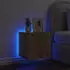 vidaXL TV-Wandschrank mit LED-Leuchten Sonoma-Eiche 40,5x35x40cm (837250)