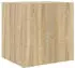 vidaXL TV-Wandschrank mit LED-Leuchten Sonoma-Eiche 40,5x35x40cm (837250)
