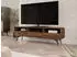 Mirjan24 Helion 180 TV-Schrank mit drei Klappen, Nuss Warmia