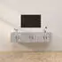 vidaXL TV-Wandschränke 3 Stk. Grau Sonoma 57x34,5x40cm (3188348)