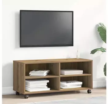 vidaXL TV-Schrank Braun 90x35x40,5cm Holzwerkstoff (861980)