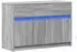 vidaXL TV-Schrank mit LED-Beleuchtung Grau Sonoma 91x34x61cm (852185)