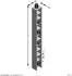 FMD Hallo 2 CD-/Videoregal Betonoptik 19,5x185x16,3cm (37921328-0)
