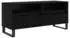 vidaXL TV-Schrank Schwarz Eichen-Optik 100x34,5x44,5cm