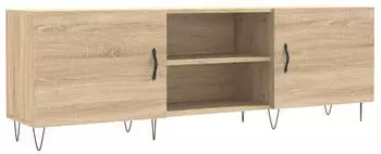 vidaXL TV-Schrank Sonoma-Eiche 150x30x50cm Holzwerkstoff