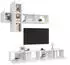 vidaXL TV-Schrank-Set 7-tlg. Weiß Holzwerkstoff (3078709)