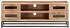 vidaXL TV-Schrank 110x30x40cm Akazie Massivholz (323503)