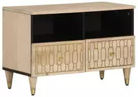 vidaXL TV-Schrank 70x33x46 cm Massivholz Mango