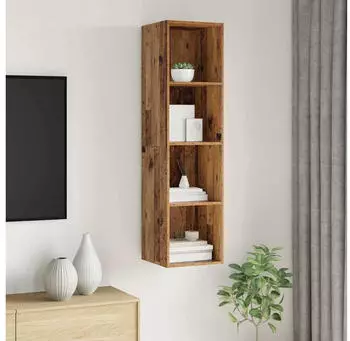 vidaXL TV-Schrankset Altholz-Optik 37x37x142,5cm