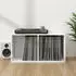vidaXL Schallplatten-Aufbewahrungsbox Weiß 71x34x36cm Holzwerkstoff (800117)