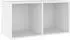 vidaXL Schallplatten-Aufbewahrungsbox Weiß 71x34x36cm Holzwerkstoff (800117)