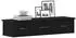 vidaXL Wandschrank Schwarz Eichen-Optik 88x26x18,5cm Holzwerkstoff (861994)