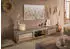 Massivmoebel24 Amsterdam TV-Board Akazie massiv 205x48x39cm beige lackiert (09-313-877-1002)