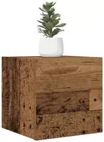 vidaXL TV-Wandschrank Altholz-Optik 30,5x30x30 cm