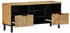 vidaXL TV-Schrank Braun 100x33x46cm Massivholz Mango (4017738)