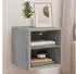 vidaXL TV-Wandschränke mit LED-Leuchten 2 Stk. Grau Sonoma (836984)