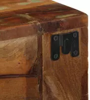 vidaXL TV-Wandschrank 100x30x19 cm Altholz Massiv