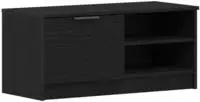 vidaXL TV-Schr&auml;nk Schwarz Eichen-Optik 80 x 35 x 36,5 cm Holzwerkstoff