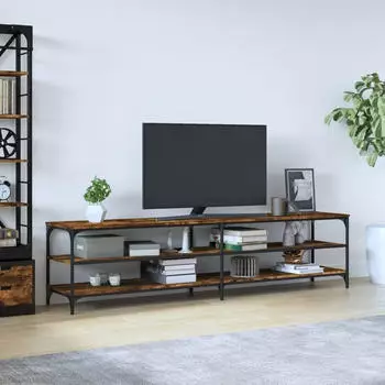 vidaXL TV-Schrank R&auml;uchereiche 200x30x50cm Holzwerkstoff und Metall (826761)