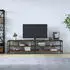 vidaXL TV-Schrank Räuchereiche 200x30x50cm Holzwerkstoff und Metall (826761)