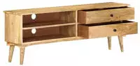 vidaXL TV-Schrank 140x30x50 cm Massivholz Mango