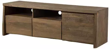 Massivmoebel24 Pure Mango 123 TV-Board Mangoholz 178x48x58cm braun ge&ouml;lt (09-313-724-1023)