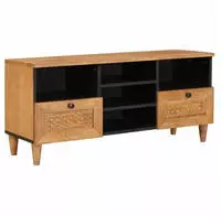 vidaXL TV-Schr&auml;nk mit Schubladen 100 x 33 x 46 cm Massivholz Mango
