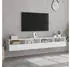 vidaXL TV-Wandschränke 2 Stk. Weiß 100x30x30cm Holzwerkstoff (836883)