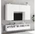 vidaXL TV-Wandschränke 2 Stk. Weiß 100x30x30cm Holzwerkstoff (836883)