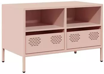 vidaXL TV-Schrank Rosa 68x39x43,5cm Kaltgewalzter Stahl (851317)