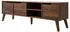 Beautysofa NOREL Lowboard 3 Türen, offene Fächer, Walnuss, 180cm