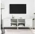 vidaXL TV-Schrank 2er-Set Stahl Weiß 68x39x50,5cm (843005)