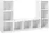 vidaXL TV-Schränke 3er-Set Holzwerkstoff Weiß 107x35x37cm (3079961)