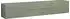 Borchardt-Möbel Sophia Lowboard 200cm Holzwerkstoff Salbei, 2 Klappen & 2 Schubkästen