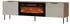 Mirjan24 TV-Lowboard mit Kamin 181x53x42cm, Nussbaum/Kaschmir (Almera 180 06)
