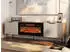 Mirjan24 TV-Lowboard mit Kamin 181x53x42cm, Nussbaum/Kaschmir (Almera 180 06)