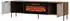 Mirjan24 TV-Lowboard mit Kamin 181x53x42cm, Nussbaum/Kaschmir (Almera 180 06)
