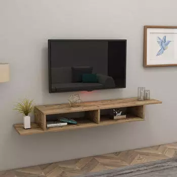 Hanah Home TV-Schrank Melamin Atlantik-Kiefer 120x29,6x18,2cm (550ARN2196)