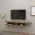 Hanah Home TV-Schrank Melamin Atlantik-Kiefer 120x29,6x18,2cm (550ARN2196)