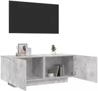 vidaXL TV-Schrank Betongrau 100x35x40 cm Holzwerkstoff