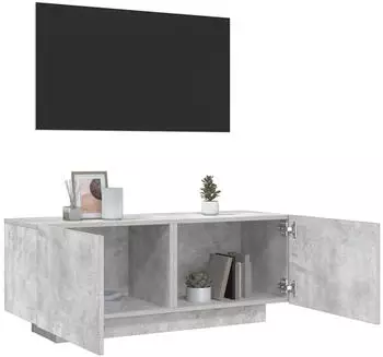 vidaXL TV-Schrank Betongrau 100x35x40cm Holzwerkstoff (804440)