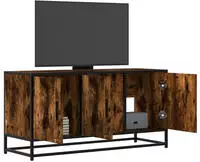 vidaXL TV-Schrank R&auml;uchereiche 100x35x50 cm Holzwerkstoff und Metall