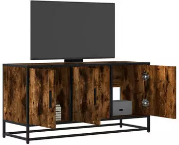 vidaXL TV-Schrank R&auml;uchereiche 100x35x50cm Holzwerkstoff & Metall (848831)