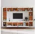 vidaXL TV-Schrank Set 8-tlg. Weiß Massivholz Kiefer (3100195)