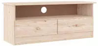 vidaXL TV-Schrank mit Schubladen ALTA 100x35x41 cm Massivholz Kiefer