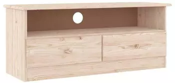 vidaXL ALTA TV-Schrank mit Schubladen 100x35x41cm Massivholz Kiefer