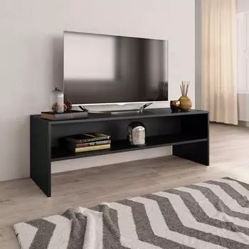 vidaXL TV-Schrank Schwarz 120x40x40cm Holzwerkstoff (800037)